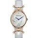 Часы наручные женские Aerowatch 07977 RO02 кварцевые с бриллиантом и узором "Чайные листья", белый ремешок 1
