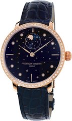 Часы наручные с бриллиантами Frederique Constant SLIMLINE MOONPHASE STARS MANUFACTURE FC-701NSD3SD4
