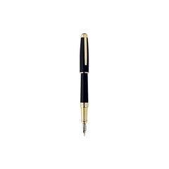 Перьевая ручка ST Dupont Olympio L Black Ch.Lacquer GP FP Du480574m