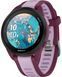 Смарт-часы Garmin Forerunner 165 Music, силиконовый ремешок ягодно-сиреневый