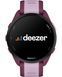 Смарт-часы Garmin Forerunner 165 Music, силиконовый ремешок ягодно-сиреневый
