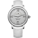 Годинники наручні жіночі Aerowatch 44938 AA14 кварцові, з датою і індикатором день/ніч, білий ремінець з шкіри 1