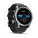 Смарт-годинник Garmin Fenix E &ndash; 47 мм, AMOLED, нержавіюча сталь з чорним силіконовим ремінцем