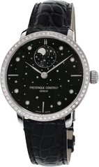 Часы наручные женские с бриллиантами Frederique Constant SLIMLINE MOONPHASE STARS MANUFACTURE FC-701BSD3SD6