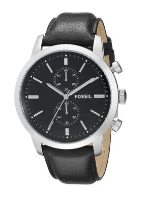 Часы наручные мужские FOSSIL FS4866 кварцевые, ремешок из кожи, США