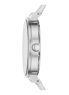 Часы наручные женские DKNY NY2801 кварцевые, серебристый ремешок из кожи, США