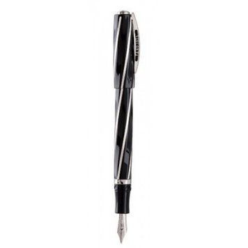Ручка пір'яна Visconti 26302PDA55F Divina Black Over FP 23KT F