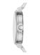 Часы наручные женские DKNY NY2801 кварцевые, серебристый ремешок из кожи, США 2