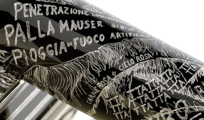Ручка пір'яна Visconti 20202A20M Vallecchi 1913 Lacerba AG 18K M