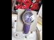 Часы наручные женские FOSSIL ES4727 кварцевые, ремешок из кожи, фиолетовые, США 5