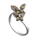 Серебряное кольцо Бабочки 1