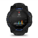 Смарт-годинник Garmin Instinct 3 (50 мм) AMOLED чорний із чорно-синім ремінцем