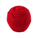 Футляр для ювелирных украшений красная роза бархат 1