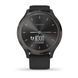 Смарт-часы Garmin Vivomove 3 с серым стальным безелем, черным корпусом и ремешком