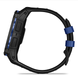 Смарт-годинник Garmin Instinct 3 (50 мм) AMOLED чорний із чорно-синім ремінцем