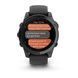 Смарт-годинник Garmin Fenix E &ndash; 47 мм, AMOLED, сланцево-сірий сталевий корпус з чорним силіконовим ремінцем