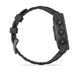 Смарт-годинник Garmin Fenix E &ndash; 47 мм, AMOLED, сланцево-сірий сталевий корпус з чорним силіконовим ремінцем