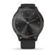 Смарт-часы Garmin Vivomove 3 с серым стальным безелем, черным корпусом и ремешком