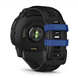 Смарт-годинник Garmin Instinct 3 (50 мм) AMOLED чорний із чорно-синім ремінцем