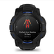 Смарт-годинник Garmin Instinct 3 (50 мм) AMOLED чорний із чорно-синім ремінцем
